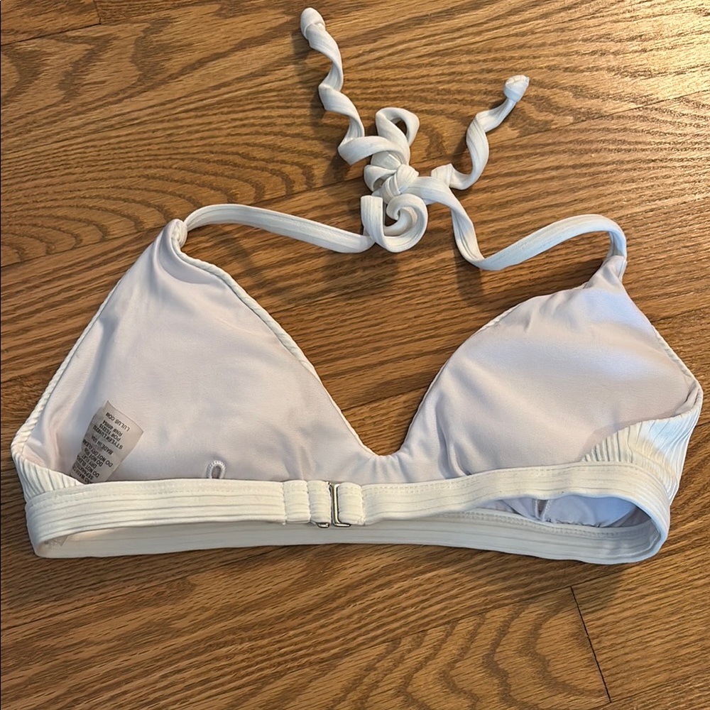White Ribbed Bikini Set - Picture 3 of 4